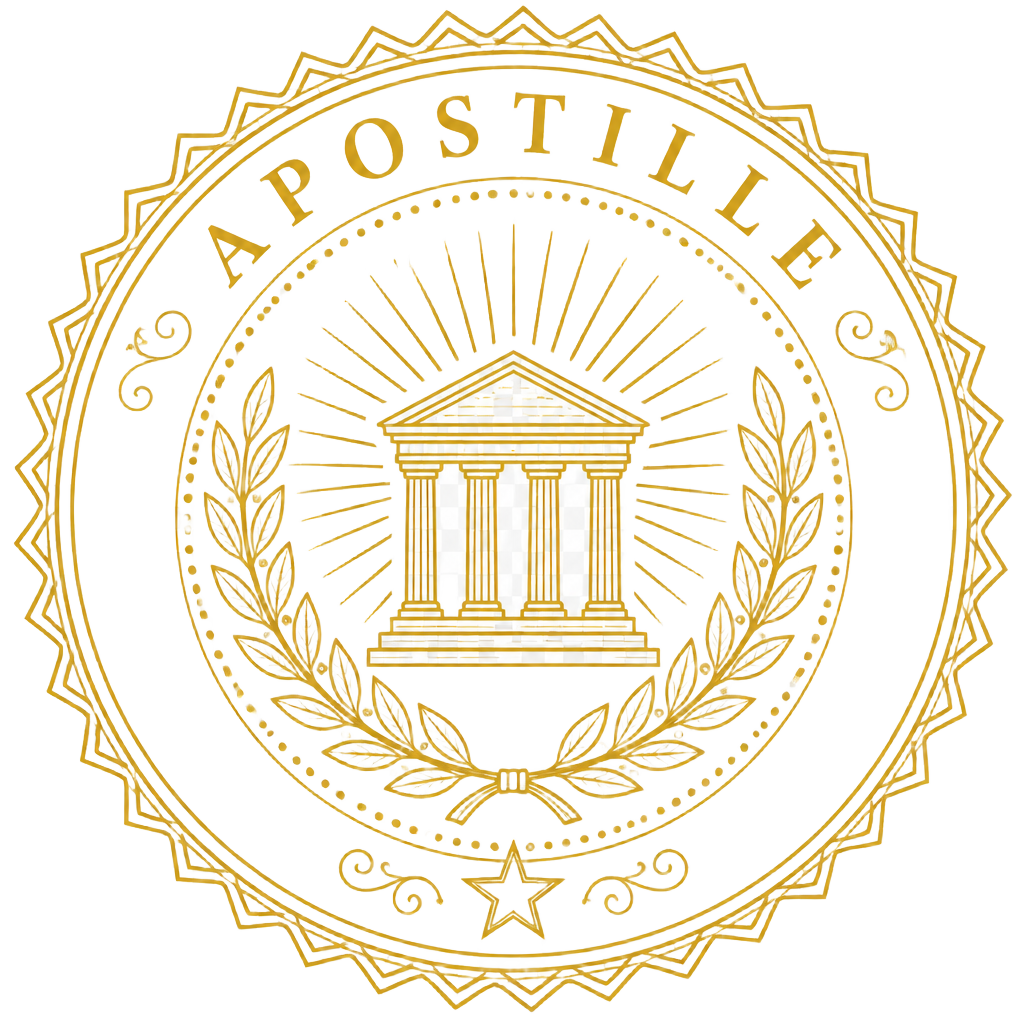 Apostille certification seal